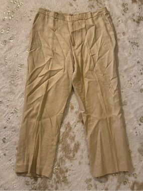 Lauren Ralph Lauren 16 Women’s Beige Linen Trousers